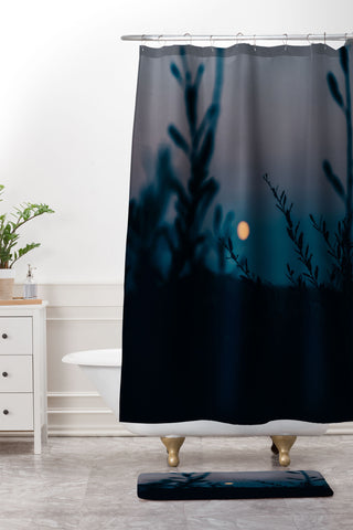 Hannah Kemp In The Moonlight Shower Curtain And Mat