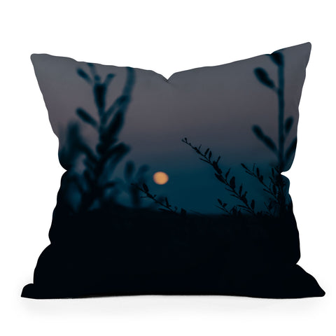 Hannah Kemp In The Moonlight Outdoor Throw Pillow