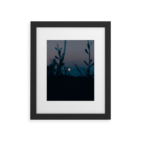 Hannah Kemp In The Moonlight Framed Art Print
