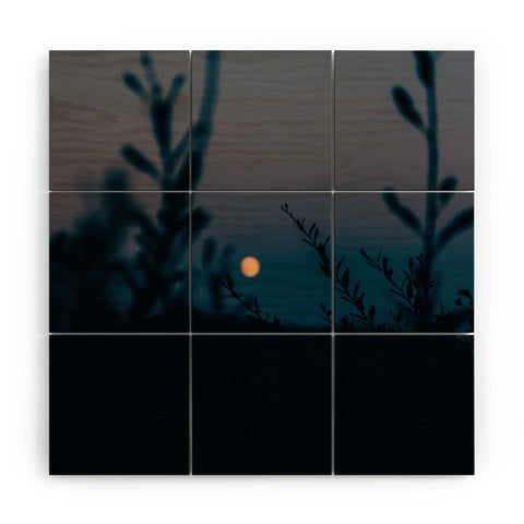 Hannah Kemp In The Moonlight Wood Wall Mural