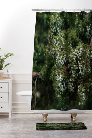 Hannah Kemp Juniper Shower Curtain And Mat