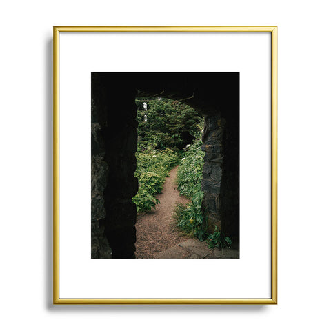 Hannah Kemp Just through there Metal Framed Art Print
