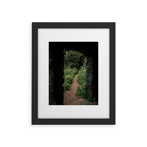 Hannah Kemp Just through there Framed Art Print