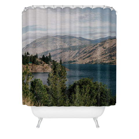 Hannah Kemp Lake Chelan Shower Curtain