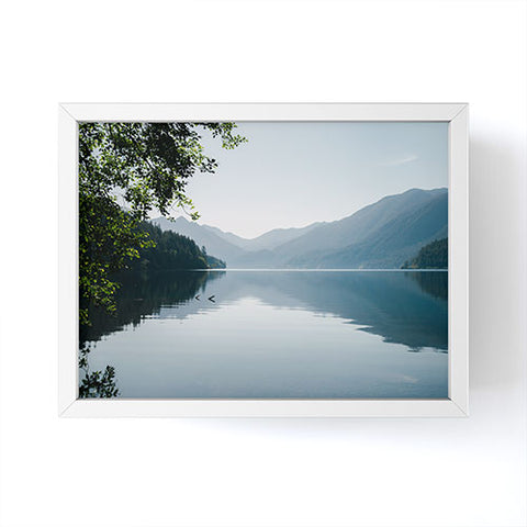 Hannah Kemp Lake Crescent Framed Mini Art Print