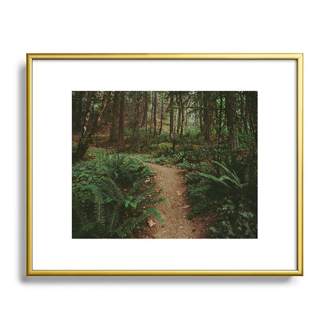 Hannah Kemp Lets go into the Woods Metal Framed Art Print