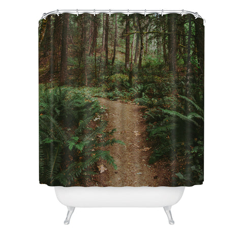 Hannah Kemp Lets go into the Woods Shower Curtain
