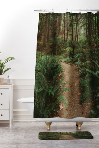 Hannah Kemp Lets go into the Woods Shower Curtain And Mat