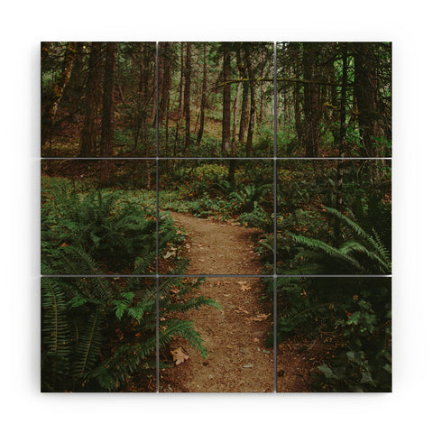 Hannah Kemp Lets go into the Woods Wood Wall Mural