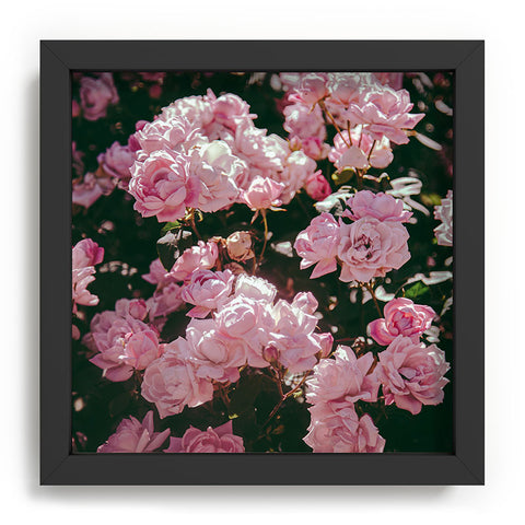 Hannah Kemp Light Pink Roses Recessed Framing Square
