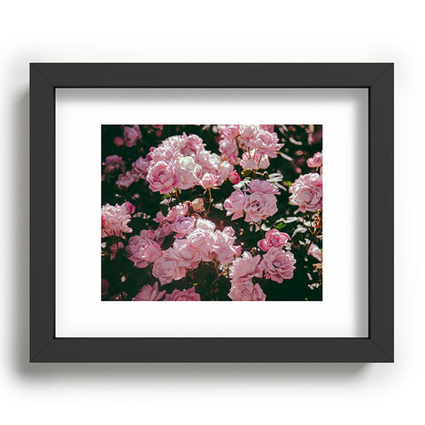 Hannah Kemp Light Pink Roses Recessed Framing Rectangle
