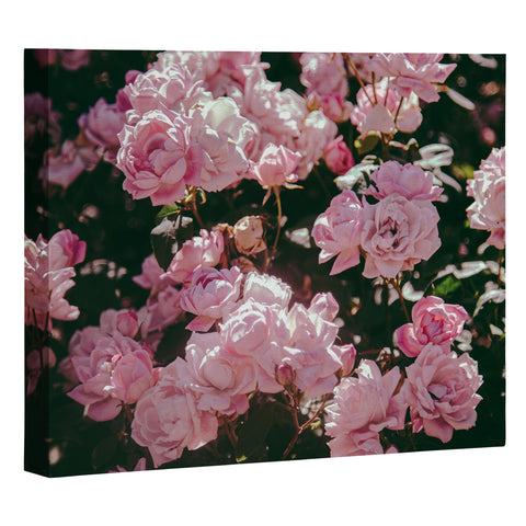 Hannah Kemp Light Pink Roses Art Canvas