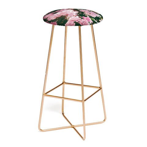 Hannah Kemp Light Pink Roses Bar Stool