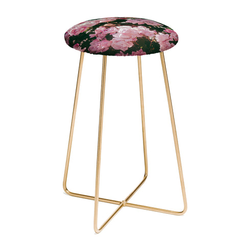 Hannah Kemp Light Pink Roses Counter Stool