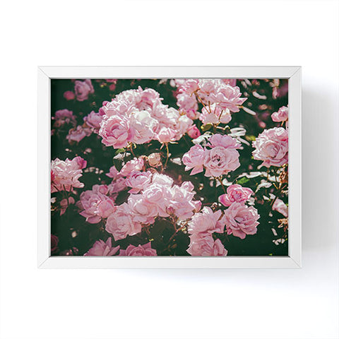 Hannah Kemp Light Pink Roses Framed Mini Art Print