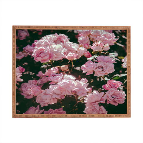 Hannah Kemp Light Pink Roses Rectangular Tray