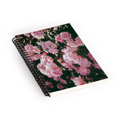 Hannah Kemp Light Pink Roses Spiral Notebook