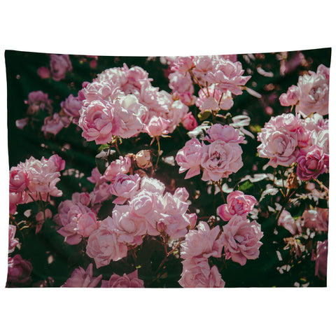 Hannah Kemp Light Pink Roses Tapestry