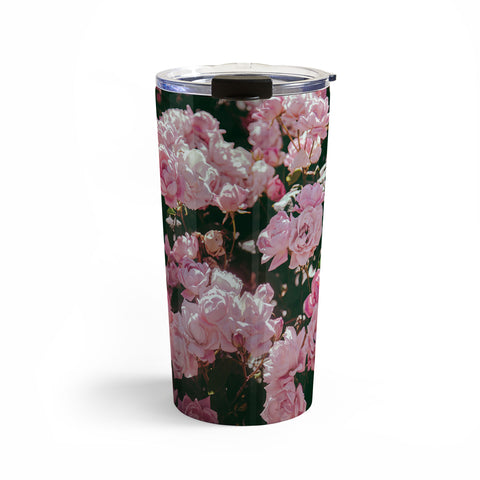 Hannah Kemp Light Pink Roses Travel Mug