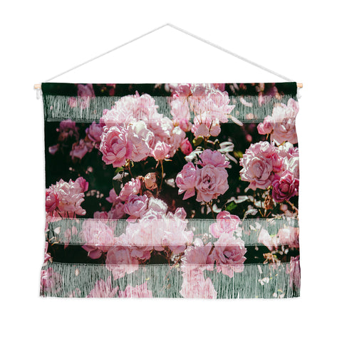 Hannah Kemp Light Pink Roses Wall Hanging Landscape