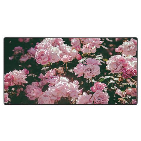 Hannah Kemp Light Pink Roses Desk Mat