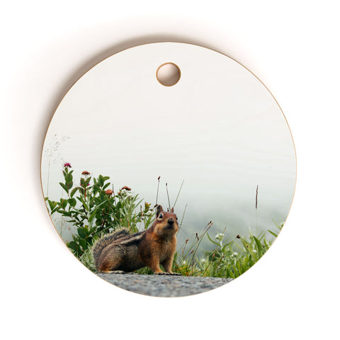 Hannah Kemp Little Chipmunk Cutting Board Round