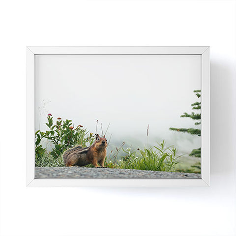Hannah Kemp Little Chipmunk Framed Mini Art Print