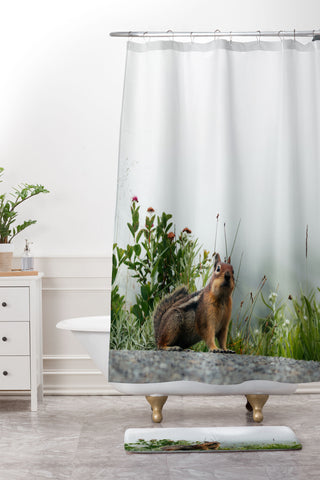 Hannah Kemp Little Chipmunk Shower Curtain And Mat