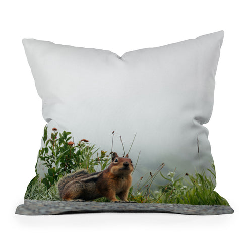 Hannah Kemp Little Chipmunk Throw Pillow