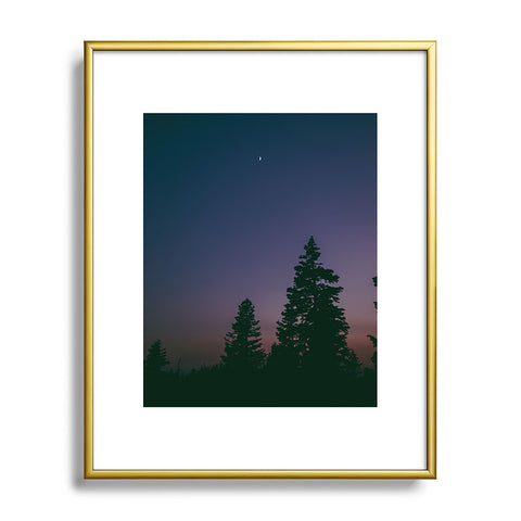 Hannah Kemp Little Moon Metal Framed Art Print