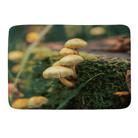 Hannah Kemp Little Mushrooms Photo Memory Foam Bath Mat