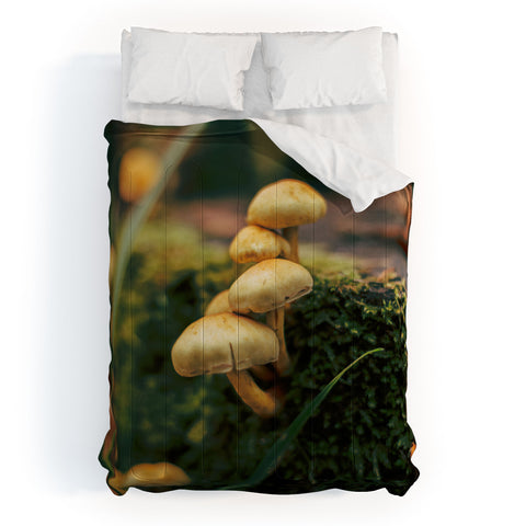 Hannah Kemp Little Mushrooms Photo Comforter