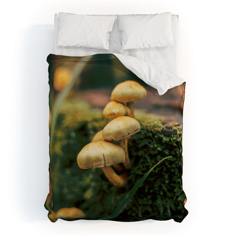 Hannah Kemp Little Mushrooms Photo Duvet Cover