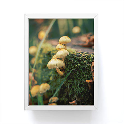 Hannah Kemp Little Mushrooms Photo Framed Mini Art Print