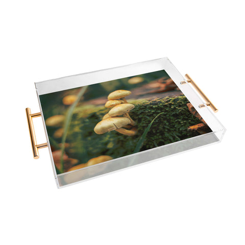 Hannah Kemp Little Mushrooms Photo Acrylic Tray