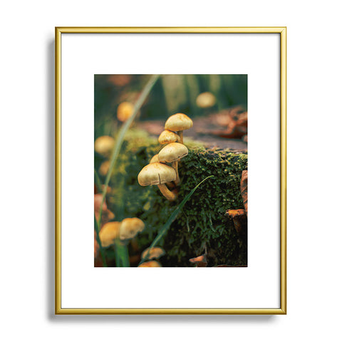 Hannah Kemp Little Mushrooms Photo Metal Framed Art Print