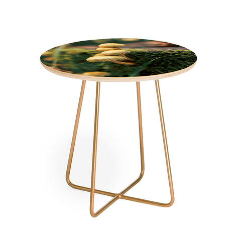 Hannah Kemp Little Mushrooms Photo Round Side Table