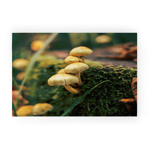 Hannah Kemp Little Mushrooms Photo Welcome Mat