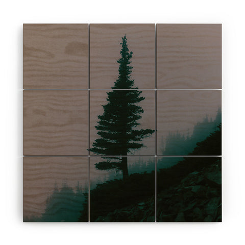 Hannah Kemp Lone Tree Wood Wall Mural