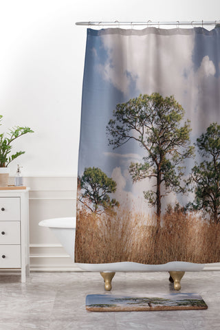 Hannah Kemp Longleaf Pine Shower Curtain And Mat