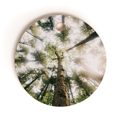 Hannah Kemp Looking Up Cutting Board Round