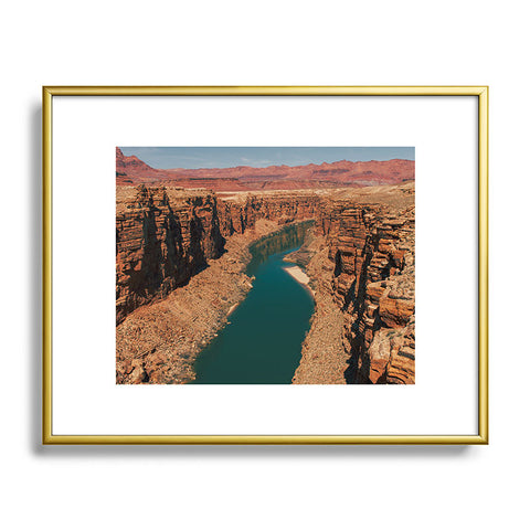 Hannah Kemp Marble Canyon Metal Framed Art Print