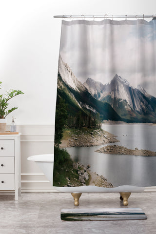 Hannah Kemp Medicine Lake Shower Curtain And Mat