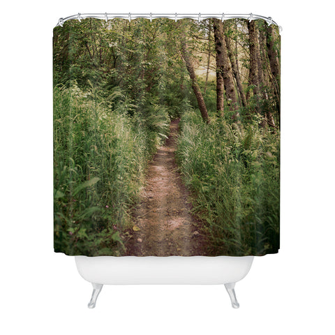 Hannah Kemp Mellow Trail Shower Curtain