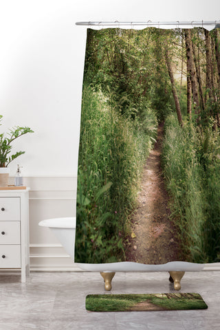Hannah Kemp Mellow Trail Shower Curtain And Mat