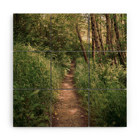 Hannah Kemp Mellow Trail Wood Wall Mural