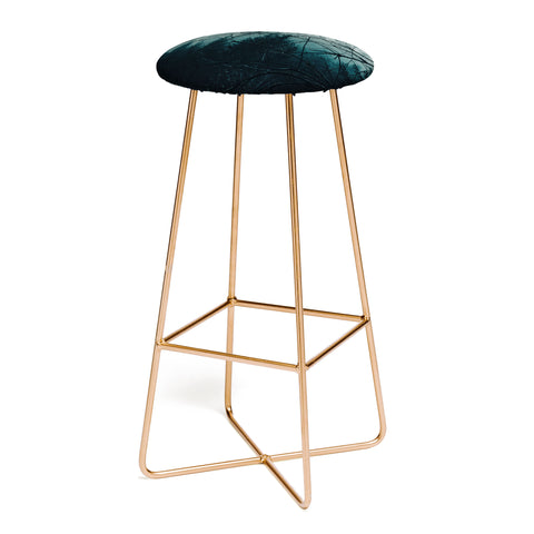 Hannah Kemp Moody Blue Forest Bar Stool