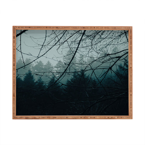 Hannah Kemp Moody Blue Forest Rectangular Tray
