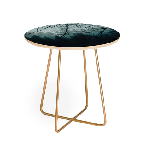 Hannah Kemp Moody Blue Forest Round Side Table