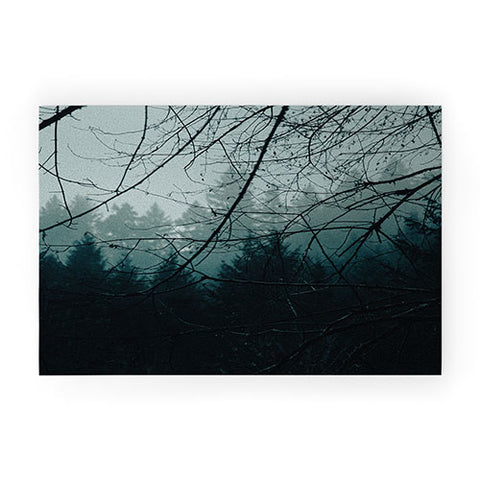 Hannah Kemp Moody Blue Forest Welcome Mat